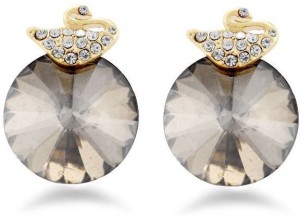 Jazz Jewellery Traditional Peacock Shaped AD Stone Earrings for Women  Alloy Drop Earring