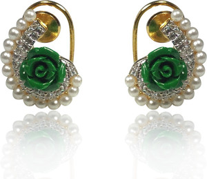 MP Fine Jewellery Designer Rose Tops For Women Zircon Alloy Stud Earring