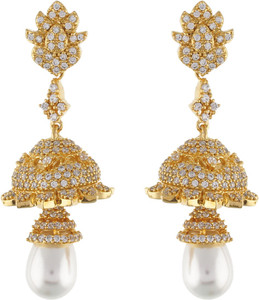 Aarushi Princess Cubic Zirconia Alloy Jhumki Earring