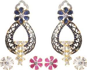 RR Fashion 891 Brass Stud Earring