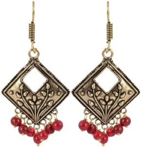 Waama Jewels Golden Brass Dangle & Drop and jewellery plating Women Metal Dangle Earring