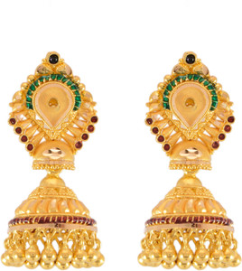 Paliwal Jewelers Sceptre Workwear Yellow Gold 22kt Jhumki Earring Paliwal Jewelers Sceptre Workwear Yellow Gold 22kt Jhumki Earring