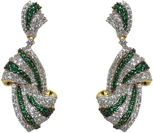MP Fine Jewellery Dazzling Pair Of Tops Zircon Alloy Drop Earring