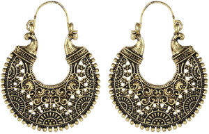 Crazytowear Antique Alloy Hoop Earring