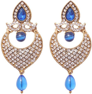 Styylo Fashion Diva Style Zircon Alloy Chandbali Earring