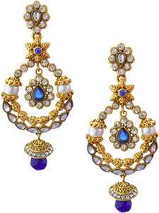 Rich Lady Alloy Dangle Earring