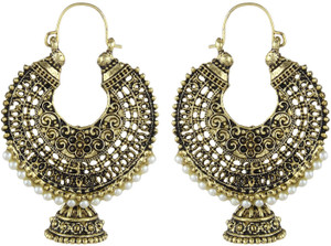 Crazytowear Antique Alloy Hoop Earring