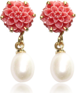 Ops Alloy Drop Earring