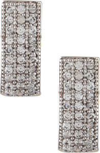 Fashionaya The J Cubic Zirconia Alloy Stud Earring
