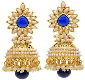 Jewels Guru Diva style Copper Jhumki Earring