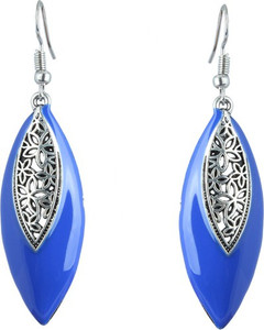Waama Jewels Silver Plated Dangle & Drop College Wear for Girl Artificial Vintage Fashion Cubic Zirconia Brass Drop Earring