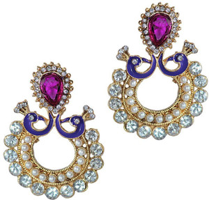 Styylo Fashion Bollywood Style Zircon Alloy Chandbali Earring