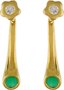 Aarushi Traditional Cubic Zirconia Alloy Dangle Earring