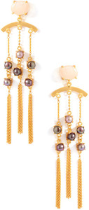 Voylla Precious Classic Plain Alloy Dangle Earring