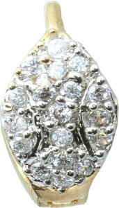 Waama Jewels Multi Gemstones Fashion Jewellery Bali For Girls Office Wear Valentines Gift Brass Hoop Earring