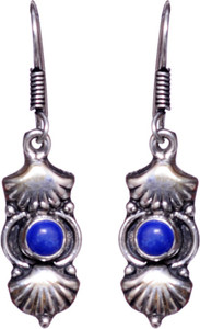 Gehna Oxidised Brass Drop Earring