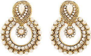 GoldNera Deepika Style Alloy Drop Earring