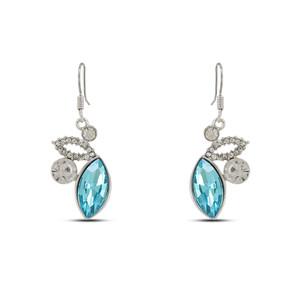 Silverstoli Shiny Sky Blue Colour Earring For Girls. EA25174 Alloy Dangle Earring