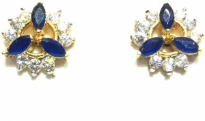 Jewelshingar 19254-gjt-blue Brass Stud Earring