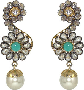 MP Fine Jewellery Designer Pair of Tops. Zircon Alloy Drop Earring