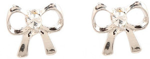 GoldNera Bowstud Alloy Stud Earring