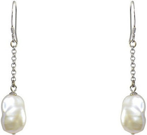 MP Fine Jewellery Fresh Water Tops Pearl Alloy Dangle Earring