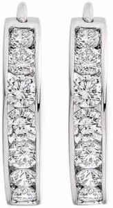 Kataria Jewellers Designer American Diamond In 92.5 BIS Hallmarked Silver Stud Earring