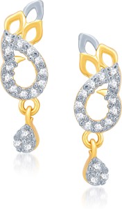 VK Jewels Fancy Cubic Zirconia Alloy Drop Earring