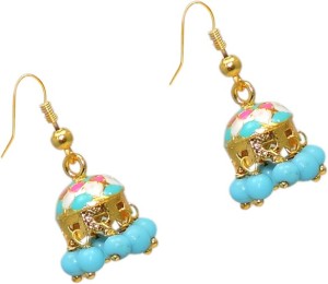 Sanaa Creations diwali offer Beautiful Pair of Blue Color stylish for girls Alloy Dangle Earring