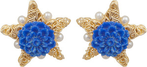 Inaya Designer Brass Stud Earring