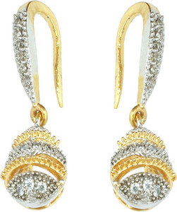 Waama Jewels Multi Gemstones Fashion Jewellery Drop Style For Women Wedding Official Jewellery Brass Hoop Earring
