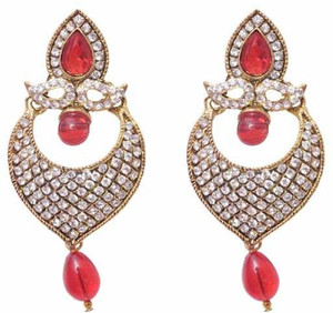 Jewels Gehna Cubic Zirconia Alloy Chandbali Earring