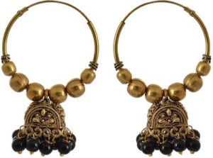 Waama Jewels Golden Brass Dangle & Drop Earrings and jewellery for womens Metal Dangle Earring