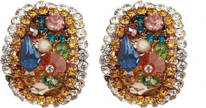 Jazz Jewellery Partywear Multicolor AD CZ Stone Alloy Alloy Stud Earring