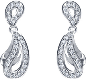 Kirati Cubic Zirconia Silver Stud Earring