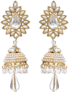 Styylo Fashion Diva Style Pearl Alloy Jhumki Earring