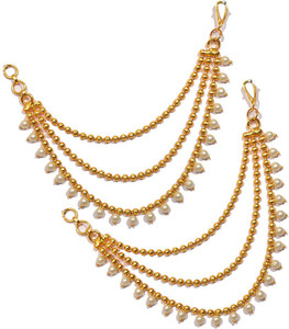 Pourni Ear Chain Kaanchain Brass Clip-on Earring