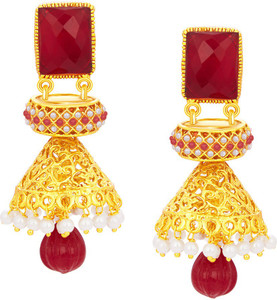 Sukkhi Sublime Jhumki Gold Plated Alloy Jhumki Earring