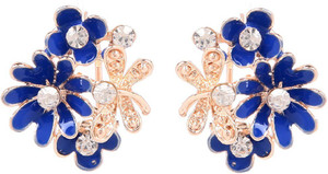 GoldNera Bold Alloy Stud Earring