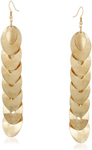 VK Jewels Unique Layer Circle Alloy Dangle Earring