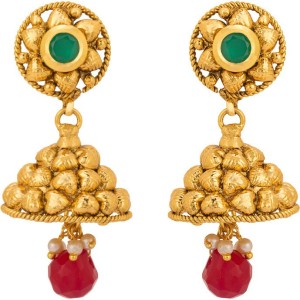 Rajwada Arts Tradtional Style Brass Jhumki Earring