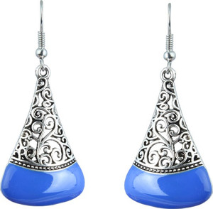 Waama Jewels Oxidised Rajwada Theme Bollywood Inspired Jaipur Handmade Jewellery Latest for Women And Girls Brass Dangle Earring