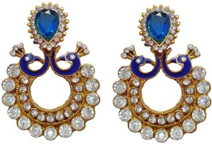 Styylo Fashion Bollywood Style Zircon Alloy Chandbali Earring
