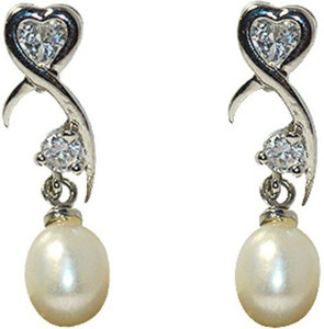 MP Fine Jewellery Exclusive Fresh Water Tops Zircon Alloy Drop Earring
