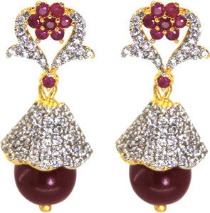 Prisha Boutique Collection Tops Pearl Copper Drop Earring