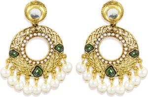 Zaveri Pearls Chic Zinc Drop Earring