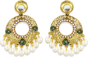 Zaveri Pearls Chic Zinc Drop Earring