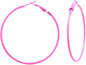 GoldNera Pinky the Kinky Medium Size Alloy Hoop Earring