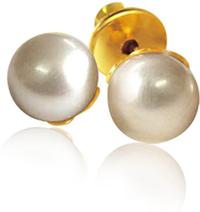 Surat Diamond Eternal Feelings Pearl Metal Stud Earring