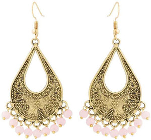 Voylla Artificial Classic Plain Crystal Alloy Dangle Earring